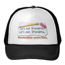 Punctuation Saves Lives Mesh Hats