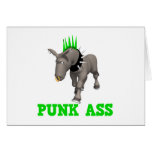 Punk Ass (Donkey) Greeting Cards