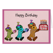 Puppy Birthday Fun Card