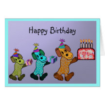 Puppy Birthday Fun Greeting Cards