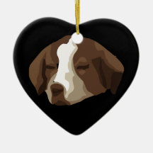Puppy face christmas ornaments