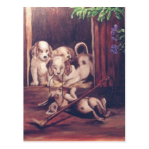 Puppy Play Postcards