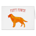 Puppy Power Greeting Card