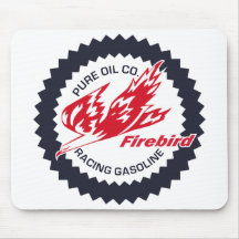 Pure Firebird Racing Gasoline vintage sign Mouse Pads