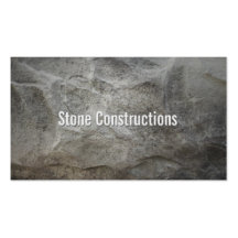 Pure Stone Slab Construction Business Card