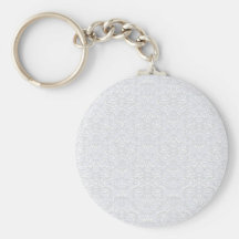 Pure White damask pattern on Violet texture Key Chains