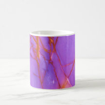 Purple Abstract Coffee Mug