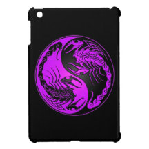 Purple and Black Yin Yang Scorpions