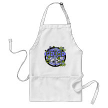 Purple and Lime Peace T-shirts and Gifts Aprons