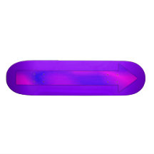 Purple Arrow Skateboard Deck