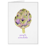 Purple Artichoke Card