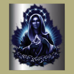 Purple Blessed Virgin Mary Print posters