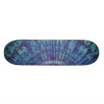 Purple & Blue Tie Dye Skateboard