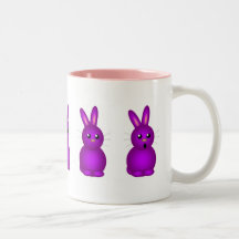 Purple Bunnies Mug