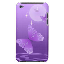 Purple Butterflies iPod Touch Case