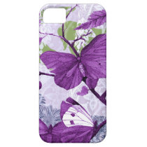 Purple Butterflies on a Branch casemate cases