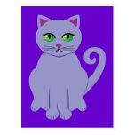 Purple Cat Post Card - purple_cat_post_card-r693f0930676147c2a19a8ebfbee0b786_vgbaq_8byvr_152