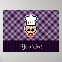 Purple Chef Print