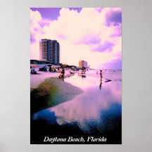 Purple Clouds in Daytona Beach Poster