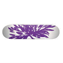 Purple Colour Blast Custom Skateboard