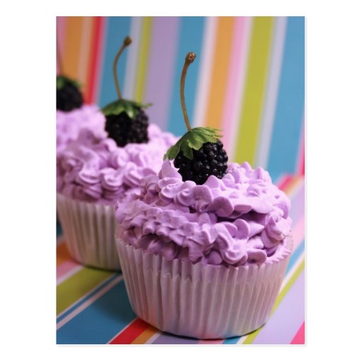 Purple Cupcakes Postcards