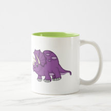 Purple Dinosaur+Personalise Name Mug