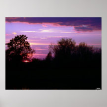 Purple Dusk Poster