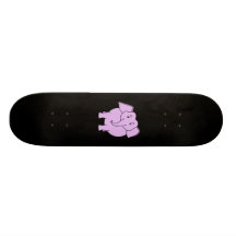 Purple Elephant. Cartoon Skate Boards