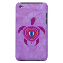 Purple Eye Turtle iPod Touch Case