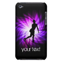 Purple Figure Skating iPod Case-Mate Cases