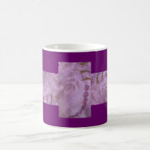 Purple Florals Design Mug