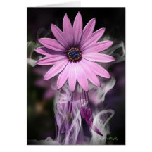 Purple Flower Card