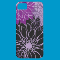 Purple Flower Design Iphone5 Case casemate cases