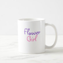 Purple Flower Girl Mug