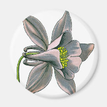 Purple Flower Magnet