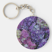 Purple Flowers Key Chains