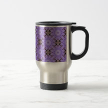 Purple Flowers Mug