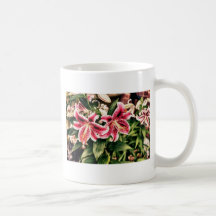 Purple Flowers Mug