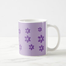 Purple Flowers Mugs