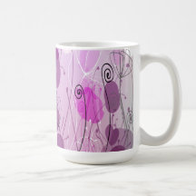 Purple Flowers Mugs