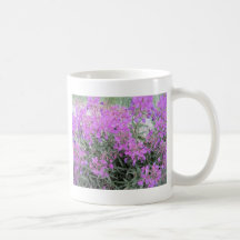 PURPLE FLOWERS MUGS
