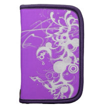 Purple Flowy Folio Planner