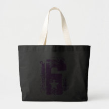 PURPLE GRUNGE NUMBER 6 BAG