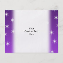 Purple Guitarist Bear. Flyer Design