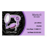 Purple Hair Salon businesscards Business Card Template
