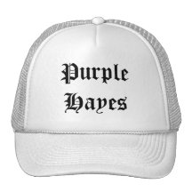 Purple Hayes Hats