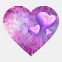 Purple Heart Stickers