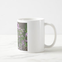 Purple Hollyhocks Coffee Mug
