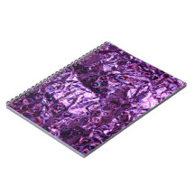 Purple Hologram Paper Note Book