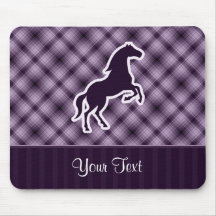 Purple Horse Mousemats